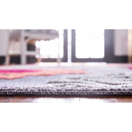 Rug Unique Loom Outdoor Modern Brown Rectangular 9' 0 x 12' 0