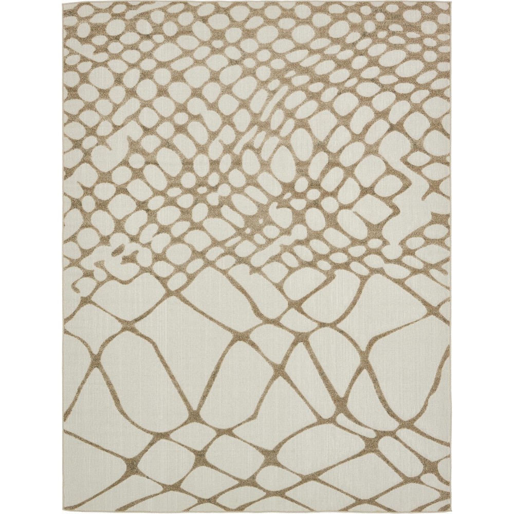 Rug Unique Loom Outdoor Modern Ivory Rectangular 9' 0 x 12' 0 Rug Unique Loom Outdoor Modern Ivory Rectangular 9' 0 x 12' 0