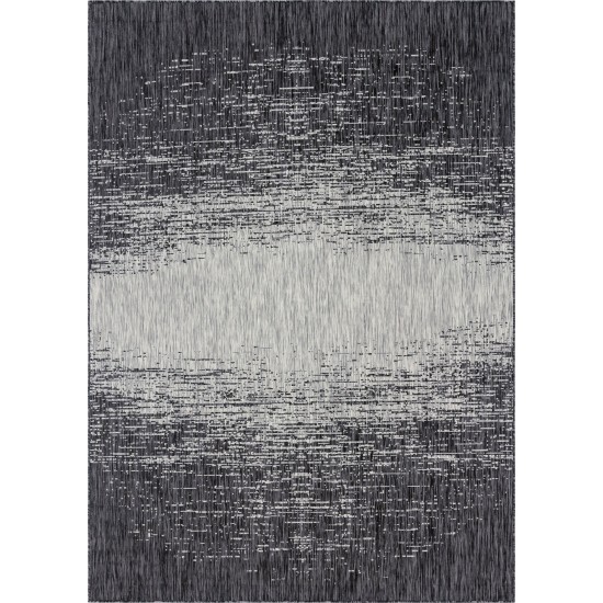 Rug Unique Loom Outdoor Modern Gray Rectangular 8' 0 x 11' 4