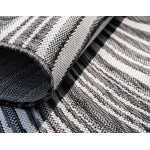 Rug Unique Loom Outdoor Modern Charcoal Rectangular 8' 0 x 11' 4