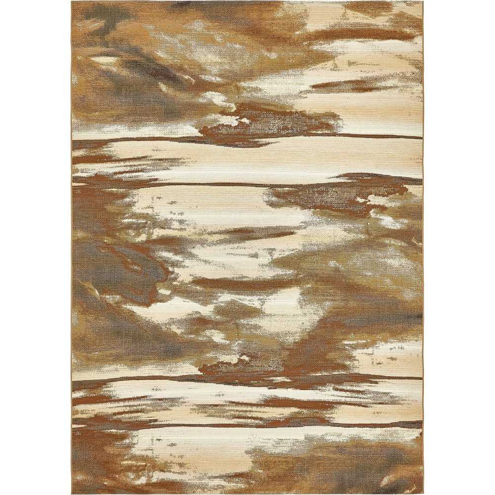 Rug Unique Loom Outdoor Modern Beige Rectangular 8' 0 x 11' 4 Rug Unique Loom Outdoor Modern Beige Rectangular 8' 0 x 11' 4