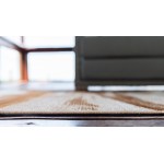Rug Unique Loom Outdoor Modern Beige Rectangular 8' 0 x 11' 4