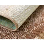 Rug Unique Loom Outdoor Modern Beige Rectangular 8' 0 x 11' 4