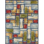 Rug Unique Loom Outdoor Modern Multi Rectangular 8' 0 x 11' 4