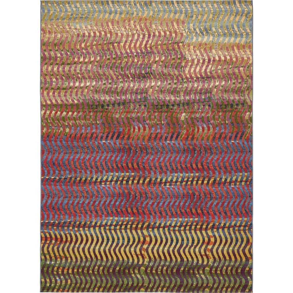 Rug Unique Loom Outdoor Modern Multi Rectangular 8' 0 x 11' 4 Rug Unique Loom Outdoor Modern Multi Rectangular 8' 0 x 11' 4
