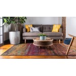 Rug Unique Loom Outdoor Modern Multi Rectangular 8' 0 x 11' 4