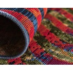 Rug Unique Loom Outdoor Modern Multi Rectangular 8' 0 x 11' 4