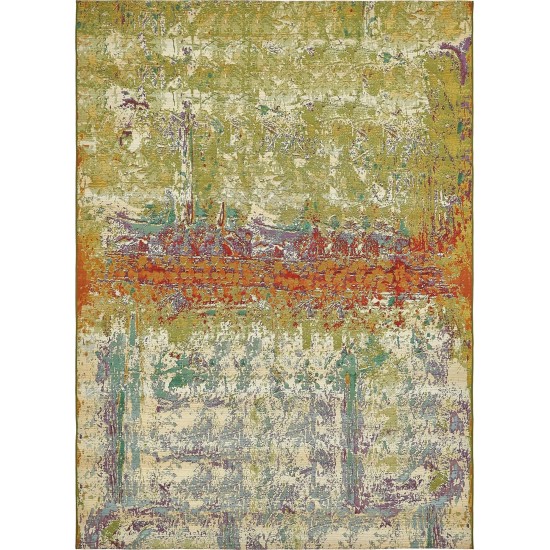 Rug Unique Loom Outdoor Modern Multi Rectangular 8' 0 x 11' 4