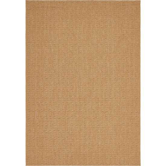 Rug Unique Loom Outdoor Modern Light Brown Rectangular 8' 0 x 11' 4