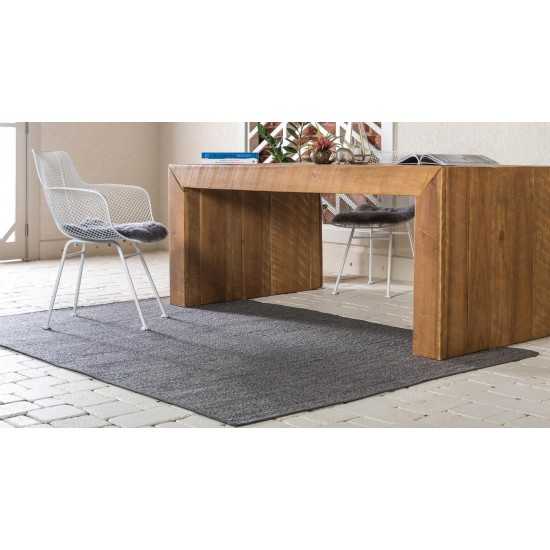 Rug Unique Loom Outdoor Modern Gray Rectangular 8' 0 x 11' 4
