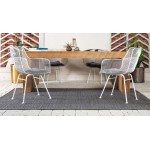 Rug Unique Loom Outdoor Modern Gray Rectangular 8' 0 x 11' 4