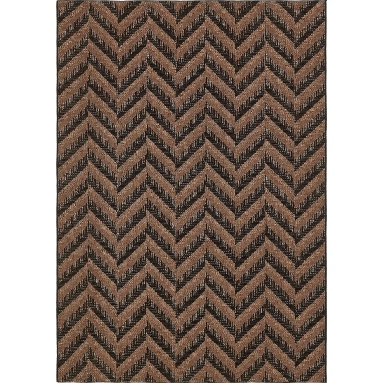 Rug Unique Loom Outdoor Modern Brown Rectangular 8' 0 x 11' 4