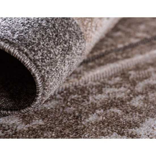 Rug Unique Loom Outdoor Modern Brown Rectangular 8' 0 x 10' 0