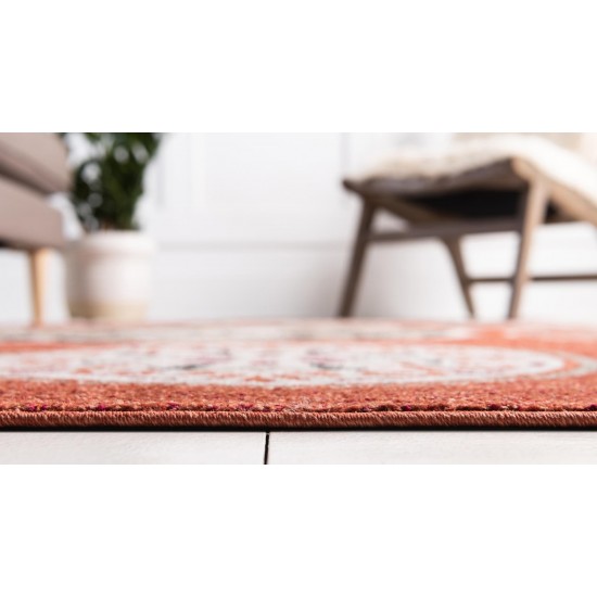 Rug Unique Loom Outdoor Modern Terracotta Rectangular 8' 0 x 10' 0