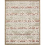 Rug Unique Loom Outdoor Modern Beige Rectangular 8' 0 x 10' 0