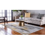 Rug Unique Loom Outdoor Modern Ivory Rectangular 8' 0 x 10' 0