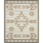 Rug Unique Loom Outdoor Modern Light Brown Rectangular 8' 0 x 10' 0