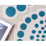 Rug Unique Loom Outdoor Modern Ivory Rectangular 7' 0 x 10' 0