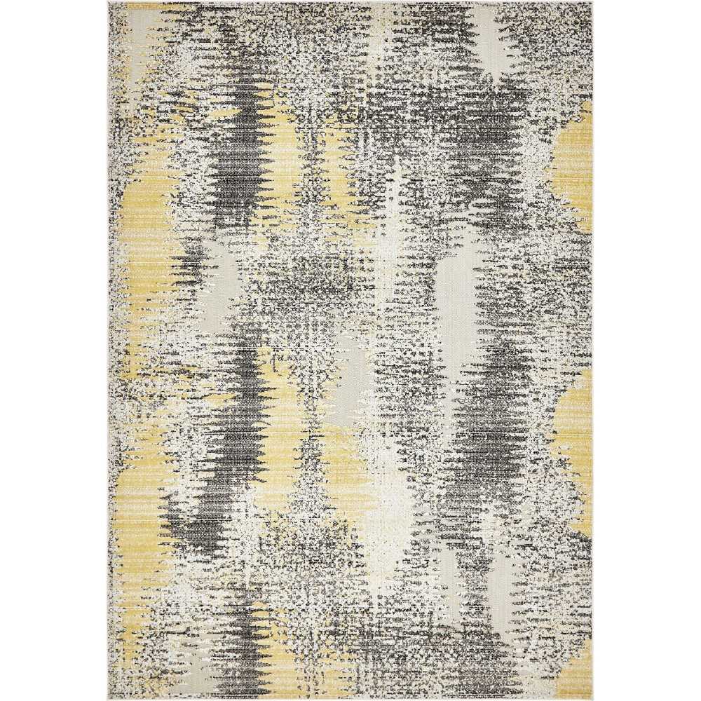 Rug Unique Loom Outdoor Modern Ivory Rectangular 7' 0 x 10' 0 Rug Unique Loom Outdoor Modern Ivory Rectangular 7' 0 x 10' 0