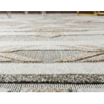 Rug Unique Loom Outdoor Modern Light Brown Rectangular 7' 0 x 10' 0