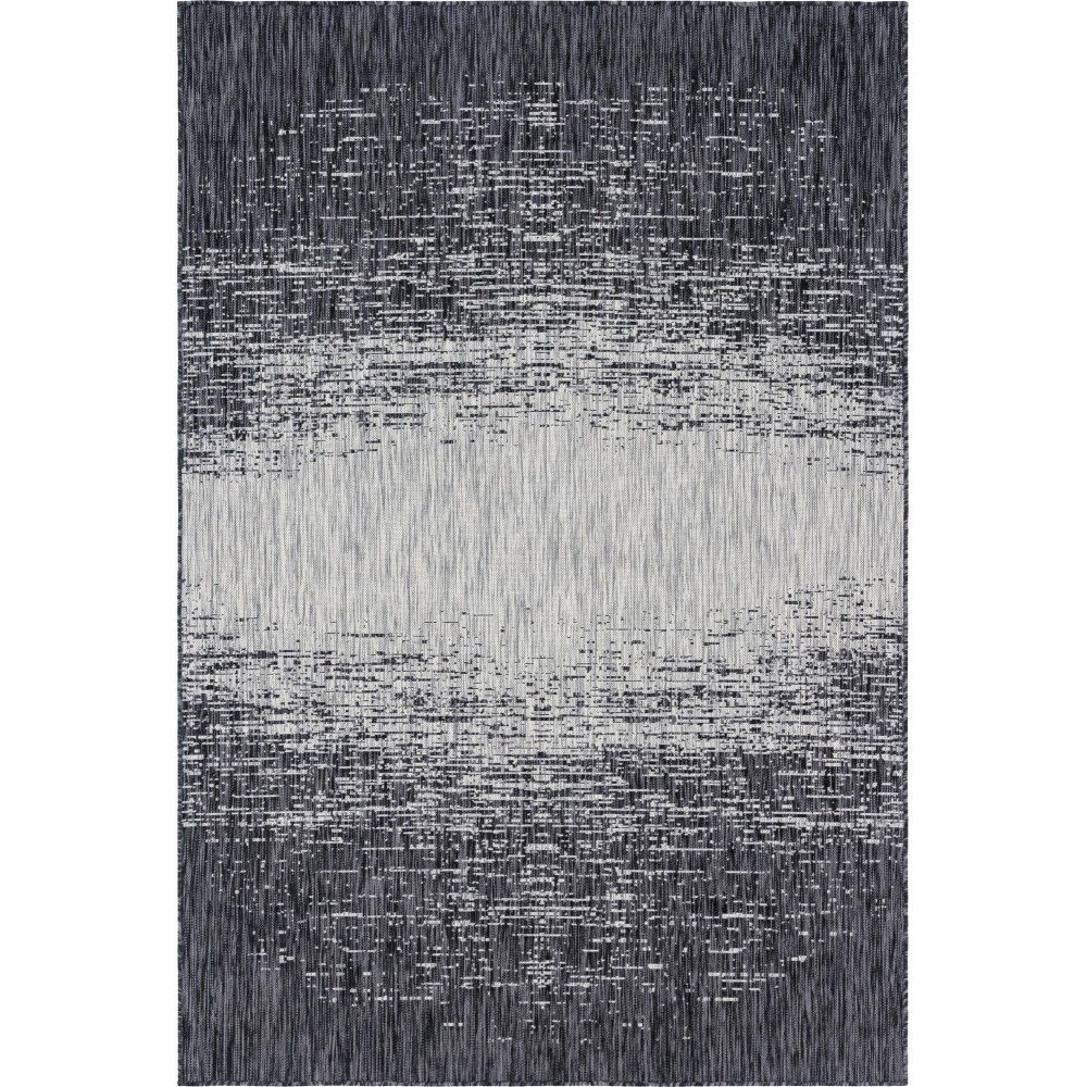 Rug Unique Loom Outdoor Modern Gray Rectangular 6' 0 x 9' 0 Rug Unique Loom Outdoor Modern Gray Rectangular 6' 0 x 9' 0