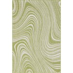 Rug Unique Loom Outdoor Modern Green Rectangular 6' 0 x 9' 0