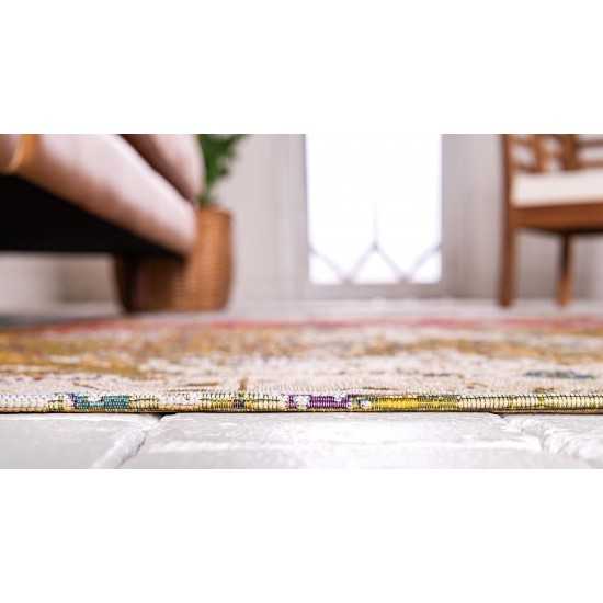 Rug Unique Loom Outdoor Modern Multi Rectangular 6' 0 x 9' 0