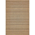 Rug Unique Loom Outdoor Modern Light Brown Rectangular 6' 0 x 9' 0