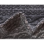 Rug Unique Loom Outdoor Modern Gray Rectangular 6' 0 x 9' 0