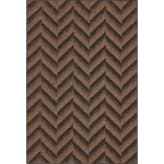 Rug Unique Loom Outdoor Modern Brown Rectangular 6' 0 x 9' 0