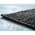 Rug Unique Loom Outdoor Modern Black Rectangular 6' 0 x 9' 0