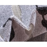 Rug Unique Loom Outdoor Modern Gray Rectangular 6' 0 x 9' 0