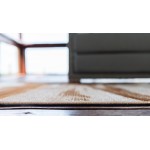 Rug Unique Loom Outdoor Modern Beige Rectangular 5' 3 x 8' 0