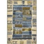 Rug Unique Loom Outdoor Modern Blue Rectangular 5' 3 x 8' 0