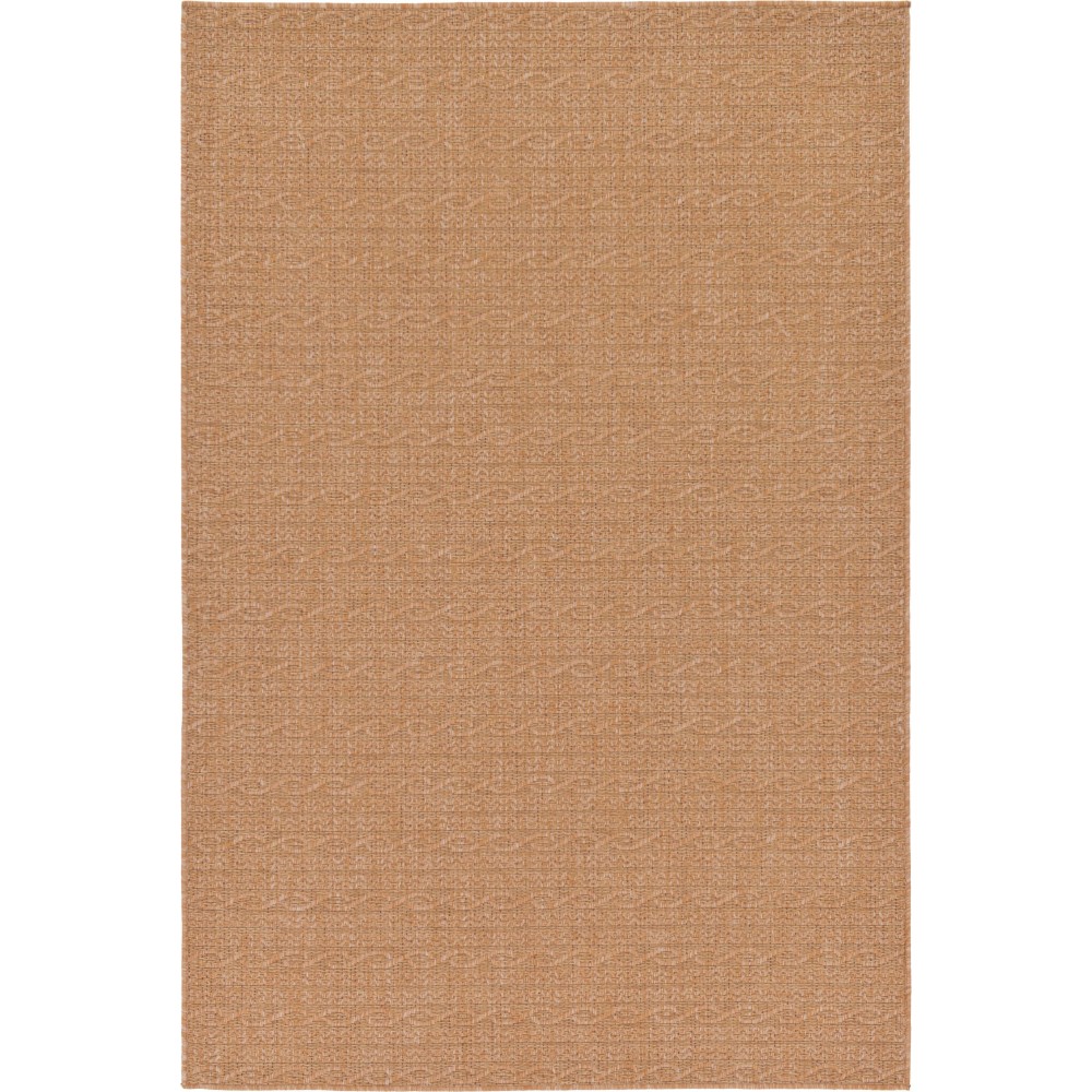 Rug Unique Loom Outdoor Modern Light Brown Rectangular 5' 3 x 8' 0 Rug Unique Loom Outdoor Modern Light Brown Rectangular 5' 3 x 8' 0