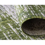 Rug Unique Loom Outdoor Modern Green Rectangular 5' 0 x 8' 0