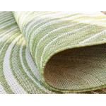 Rug Unique Loom Outdoor Modern Green Rectangular 5' 0 x 8' 0
