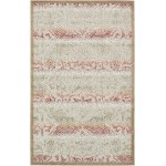 Rug Unique Loom Outdoor Modern Beige Rectangular 5' 0 x 8' 0