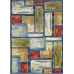 Rug Unique Loom Outdoor Modern Multi Rectangular 4' 0 x 6' 0