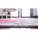 Rug Unique Loom Outdoor Modern Brown Rectangular 4' 0 x 6' 0