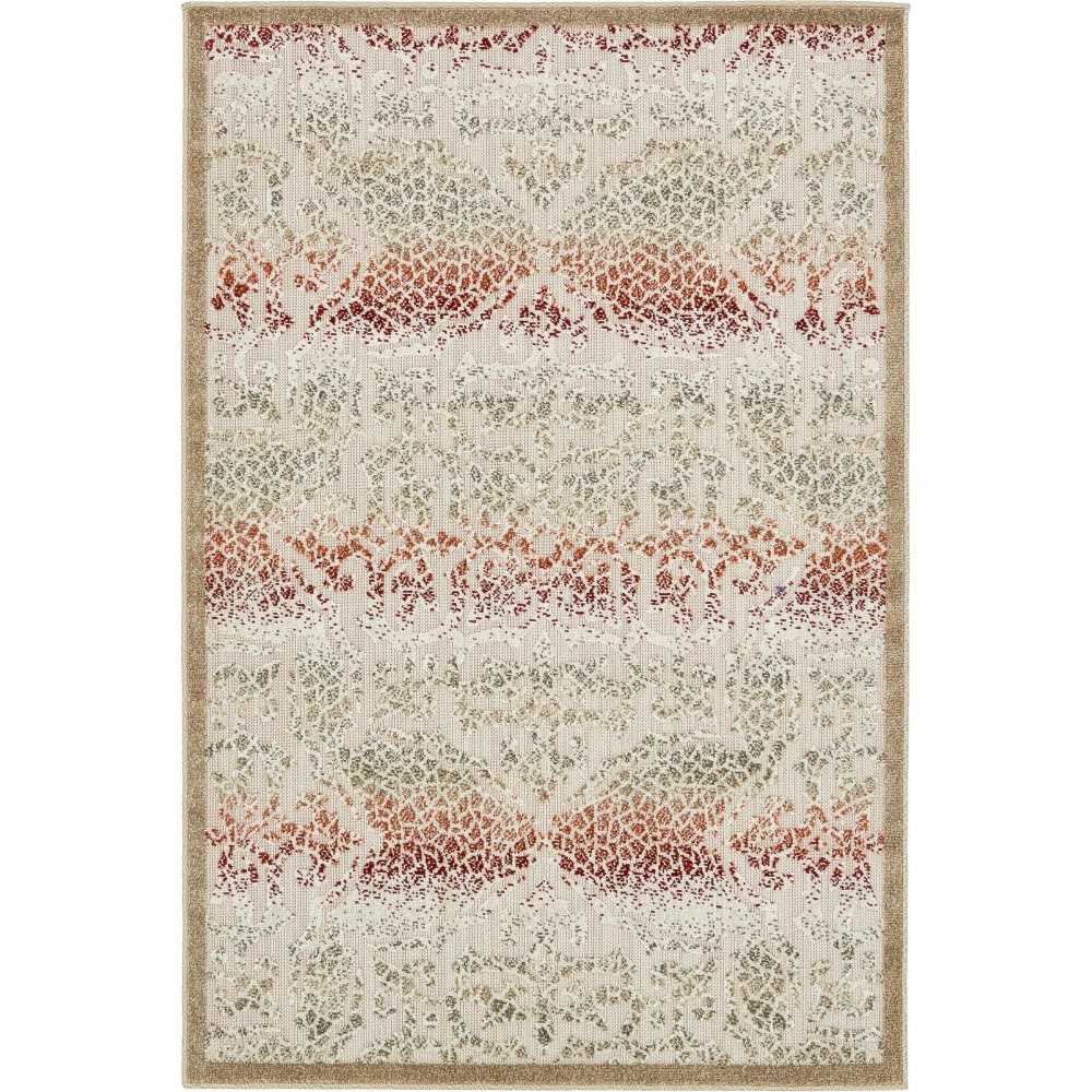 Rug Unique Loom Outdoor Modern Beige Rectangular 4' 0 x 6' 0 Rug Unique Loom Outdoor Modern Beige Rectangular 4' 0 x 6' 0