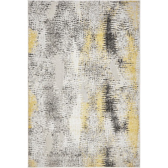 Rug Unique Loom Outdoor Modern Ivory Rectangular 4' 0 x 6' 0