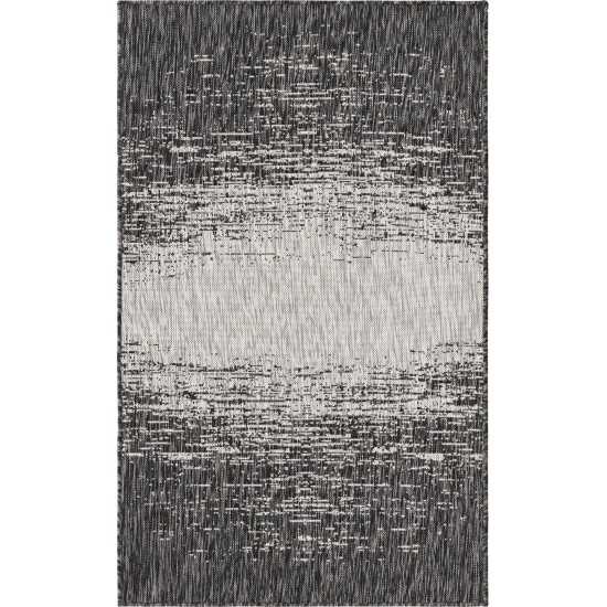 Rug Unique Loom Outdoor Modern Gray Rectangular 3' 3 x 5' 3