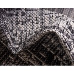 Rug Unique Loom Outdoor Modern Gray Rectangular 3' 3 x 5' 3