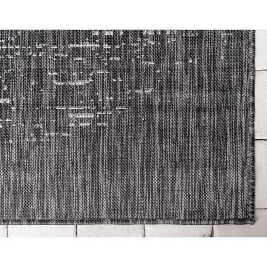 Rug Unique Loom Outdoor Modern Gray Rectangular 3' 3 x 5' 3
