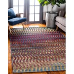 Rug Unique Loom Outdoor Modern Multi Rectangular 2' 2 x 3' 0