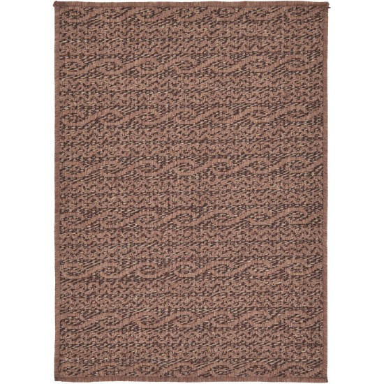 Rug Unique Loom Outdoor Modern Brown Rectangular 2' 2 x 3' 0