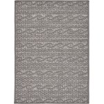 Rug Unique Loom Outdoor Modern Gray Rectangular 2' 2 x 3' 0