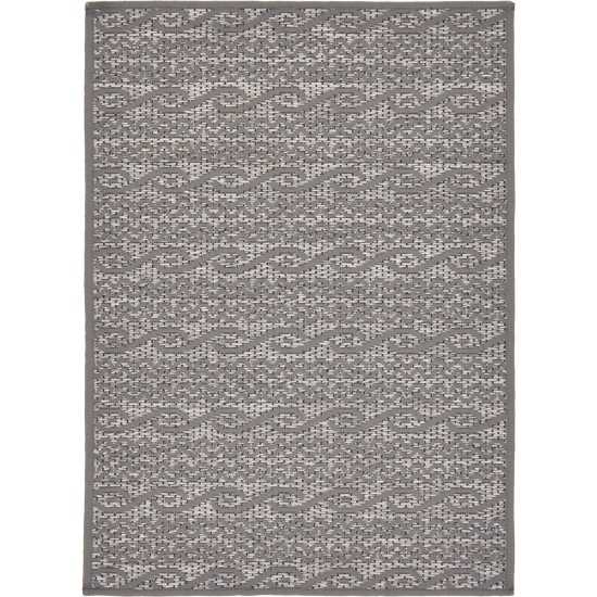 Rug Unique Loom Outdoor Modern Gray Rectangular 2' 2 x 3' 0