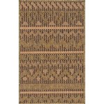 Rug Unique Loom Outdoor Modern Light Brown Rectangular 2' 0 x 3' 0